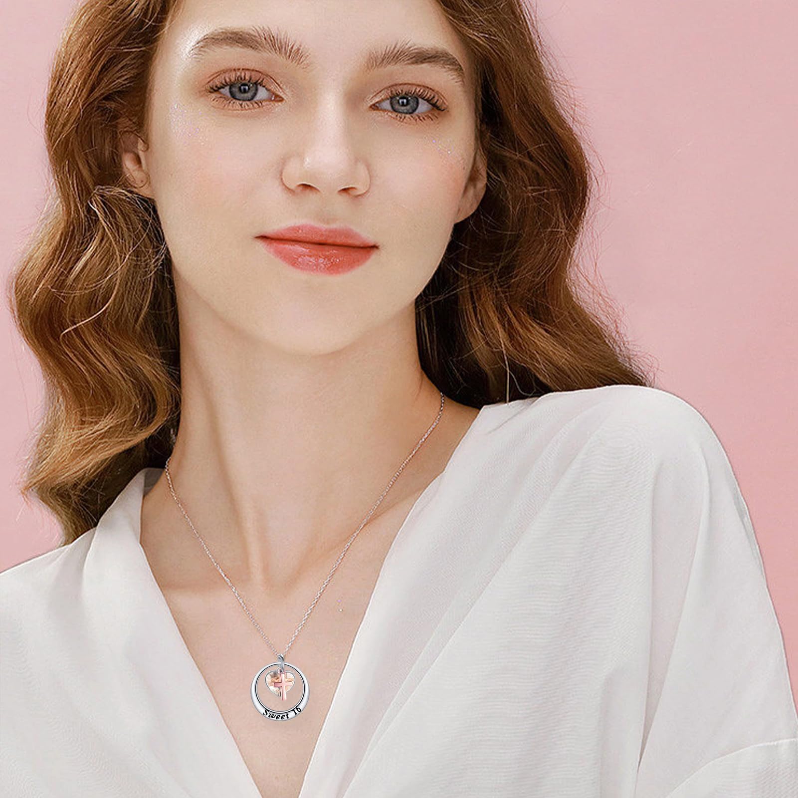 Sterling Silver Sweet 16 Necklace - Elegant 16th Birthday Gift for Women & Girls | Perfect for Sweet Sixteen Parties, Graduation Gifts & Special Occasions