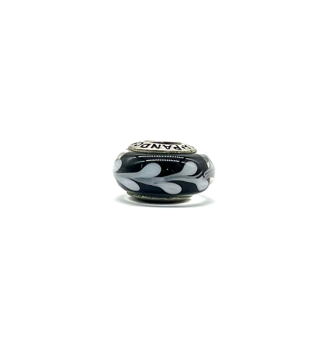 Pandora Murano Glass Swirly Swirl Charm Bead for Bracelets - Handmade Italian Jewelry for Women, Perfect Gift for Birthday & Anniversary - Boho Style Accessories for Everyday Wear & Special Occasions