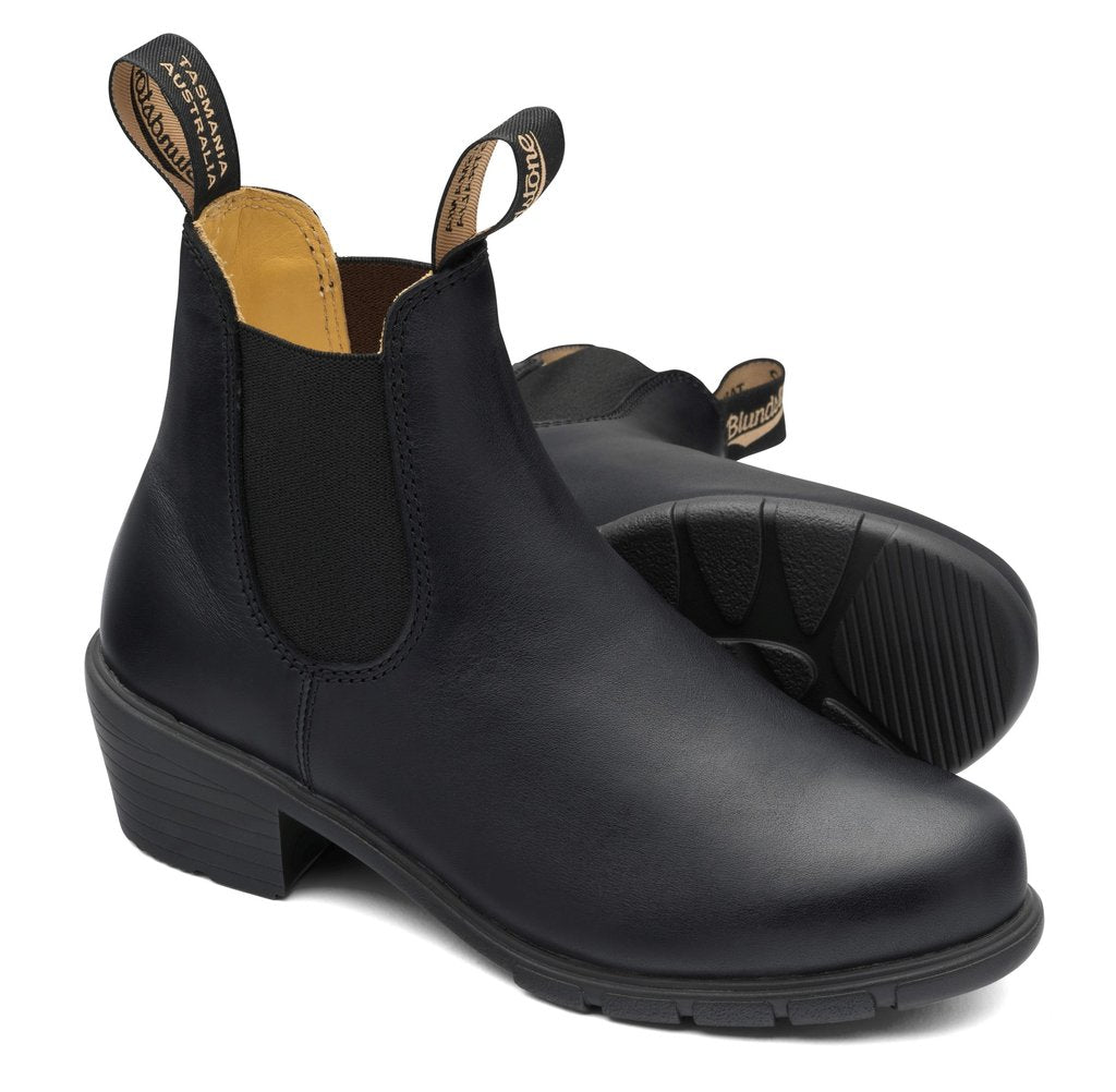 Blundstone 1671 Women's Chelsea Boots - Black Leather Ankle Boots for Women | Comfortable & Stylish for Work, Travel & Outdoor Activities