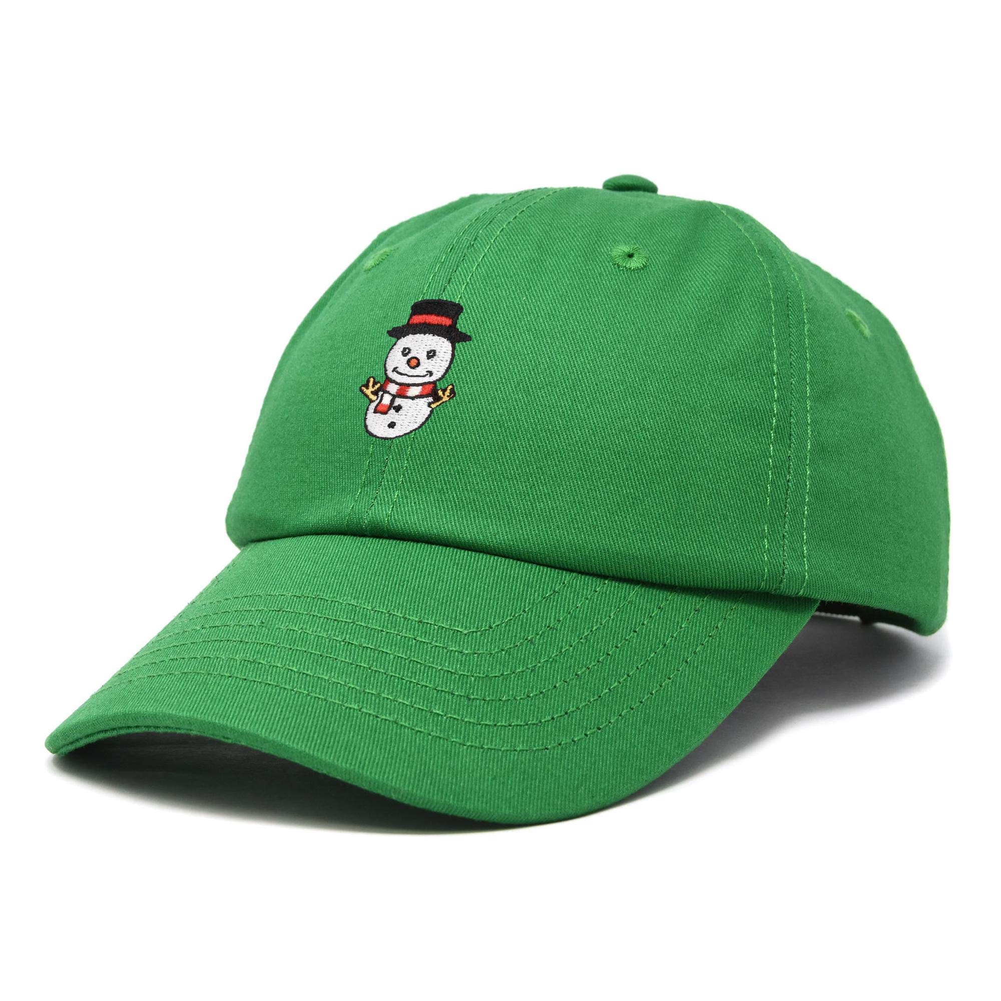 DALIX Cute Snowman Hat for Women - Winter Baseball Cap with Embroidery - Perfect for Christmas, Holiday Parties & Outdoor Activities