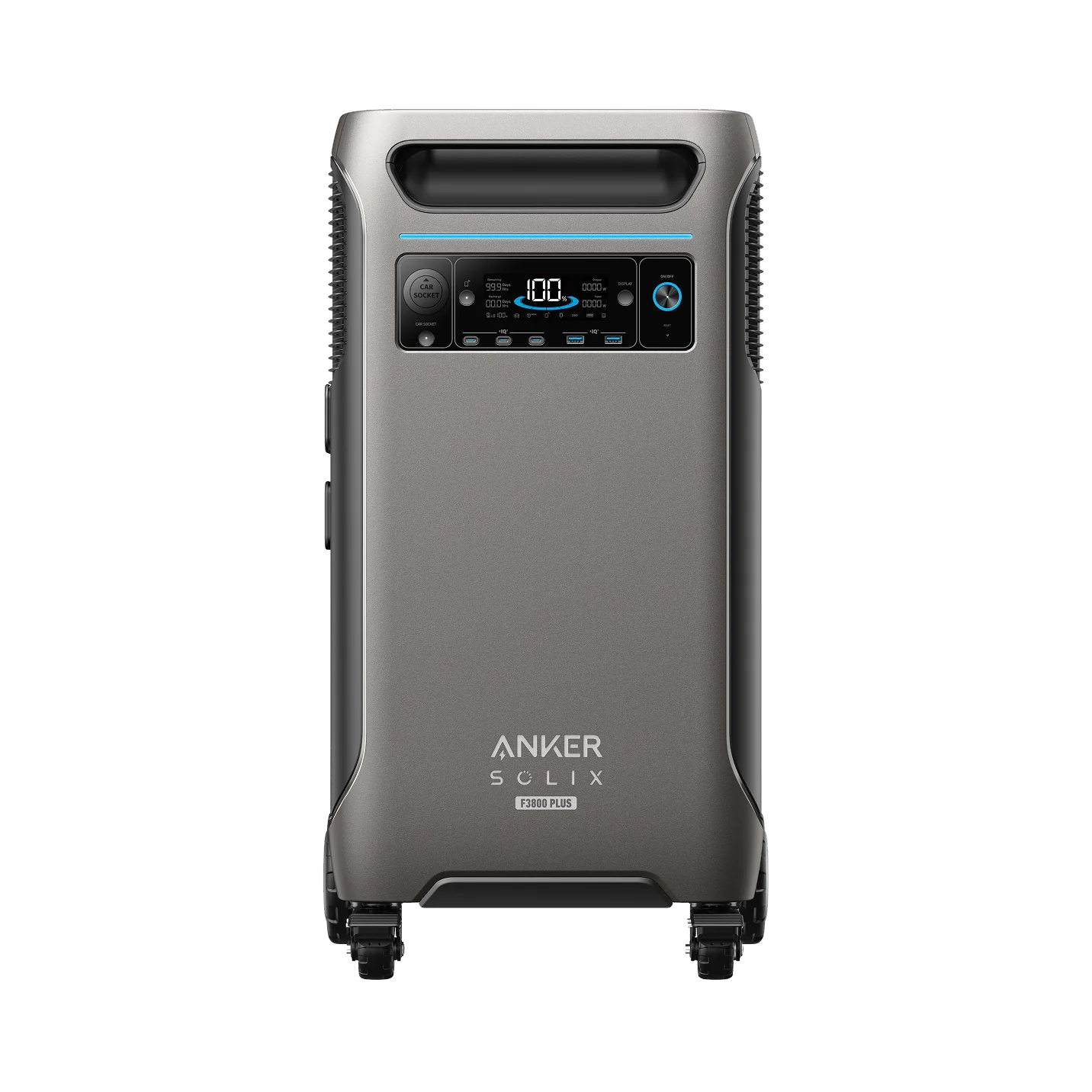 Anker SOLIX F3800 Plus 3840Wh 6000W Portable Power Station - Solar Generator for Home Backup, Camping & Outdoor Adventures