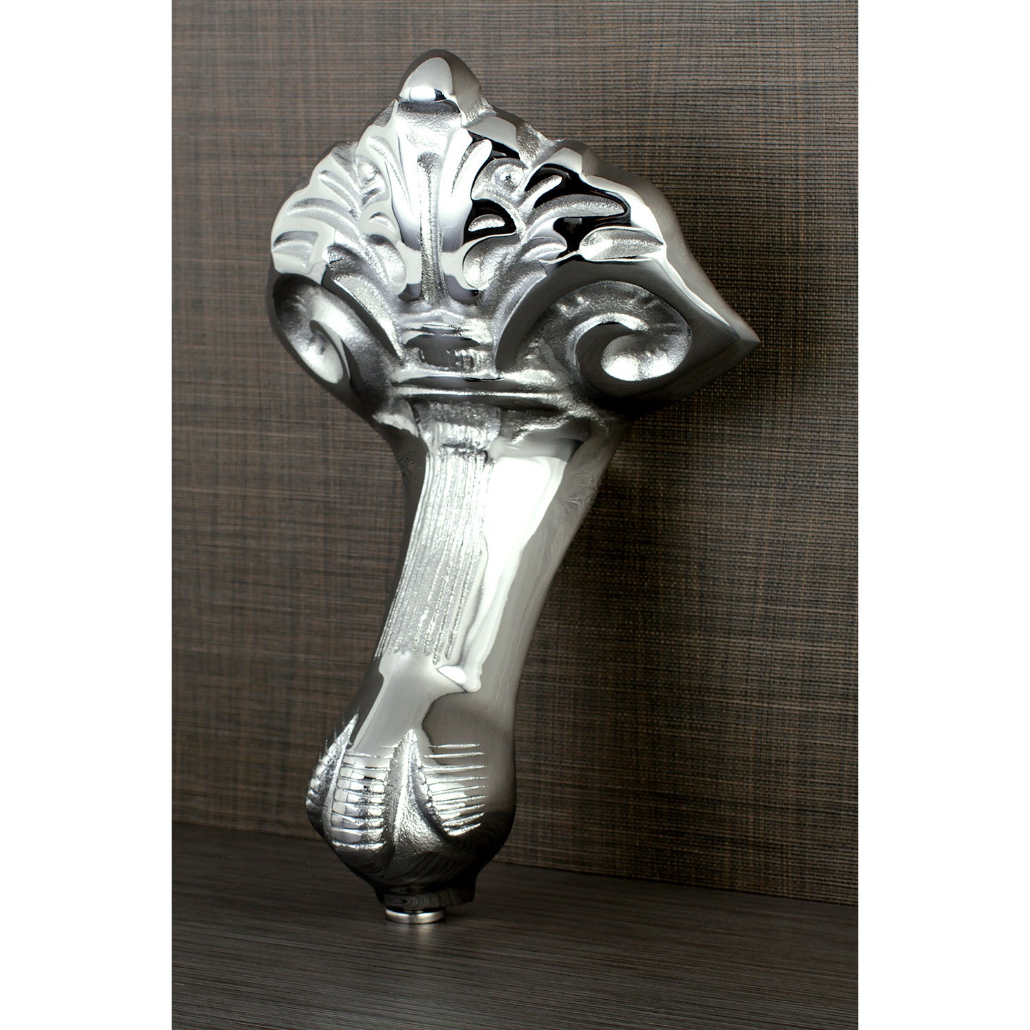 Aqua Eden NHVCTZB1 4-Piece Eagle Claw Cast Iron Tub Feet Set - Polished Chrome Finish for Vintage & Modern Bathtub Leg Replacement - Perfect for Bathroom Renovation & Antique Tub Restoration
