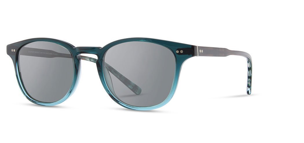 Shwood Kennedy Round Acetate Sunglasses - Polarized UV Protection - Vintage Retro Style for Men & Women - Perfect for Driving, Beach & Outdoor Activities