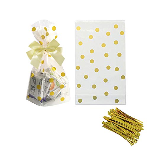 Gold Polka Dot/50PCS