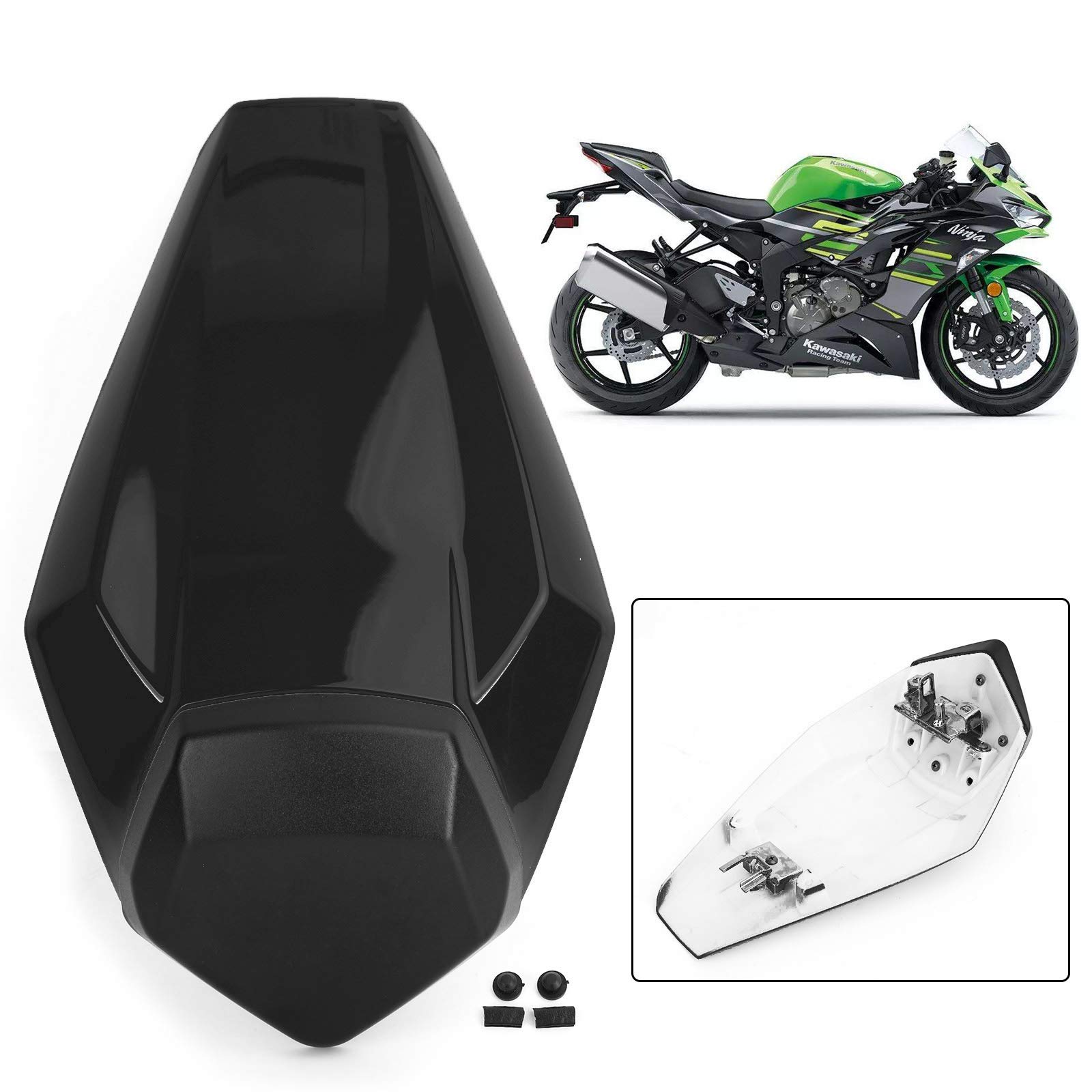 Kawasaki ZX6R ZX10R Rear Seat Fairing Cover Cowl - Perfect Fit for 2019-2020 Models | Motorcycle Accessories for Enhanced Style & Protection | Ideal for Racing, Commuting & Custom Builds