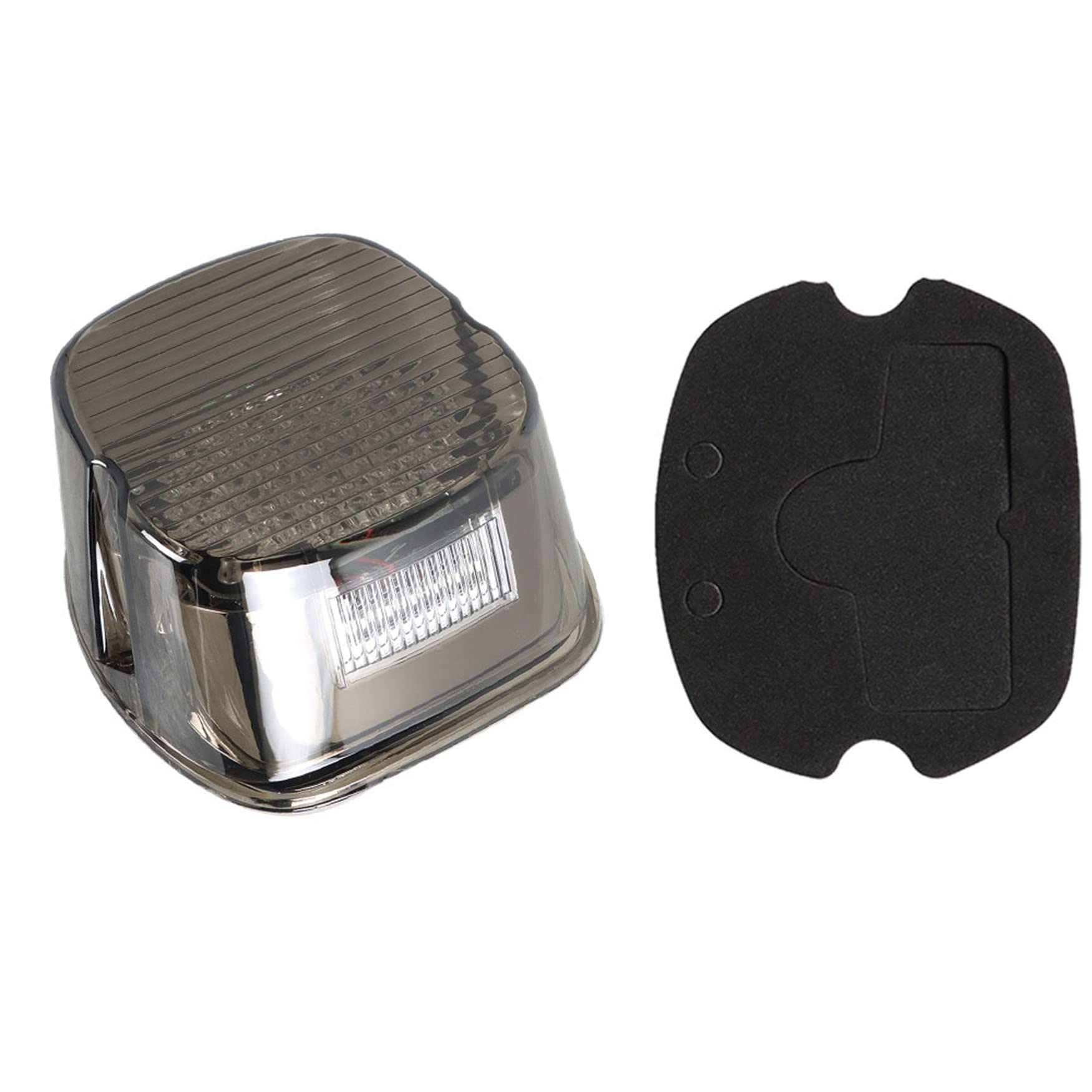 WFLNHB LED Motorcycle Tail Light with Brake Light & License Plate Light - Universal Fit for Harley, Honda, Yamaha - Waterproof & Durable for Night Riding & Safety