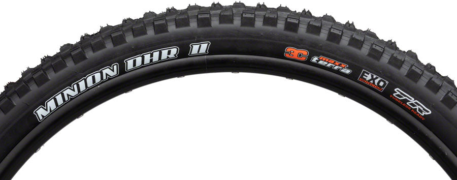 Maxxis Minion DHR II Tubeless Folding MTB Tire - 3C Maxx Terra, EXO, WT 27.5x2.4 for Trail & Enduro Riding | High-Performance Mountain Bike Tire for All-Terrain Adventures