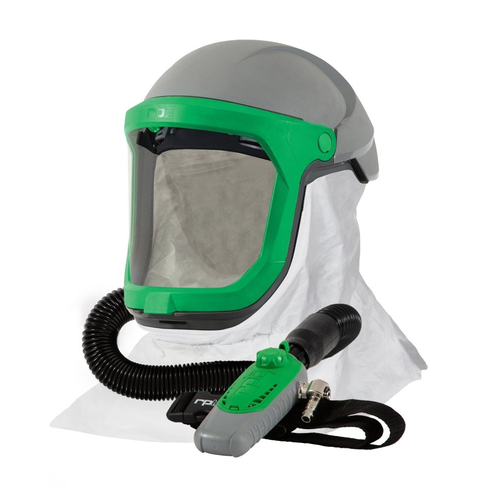 RPB Z-Link C40 Supplied Air Conditioner with Helmet - OSHA Compliant Respiratory Protection for Industrial & Construction Workers