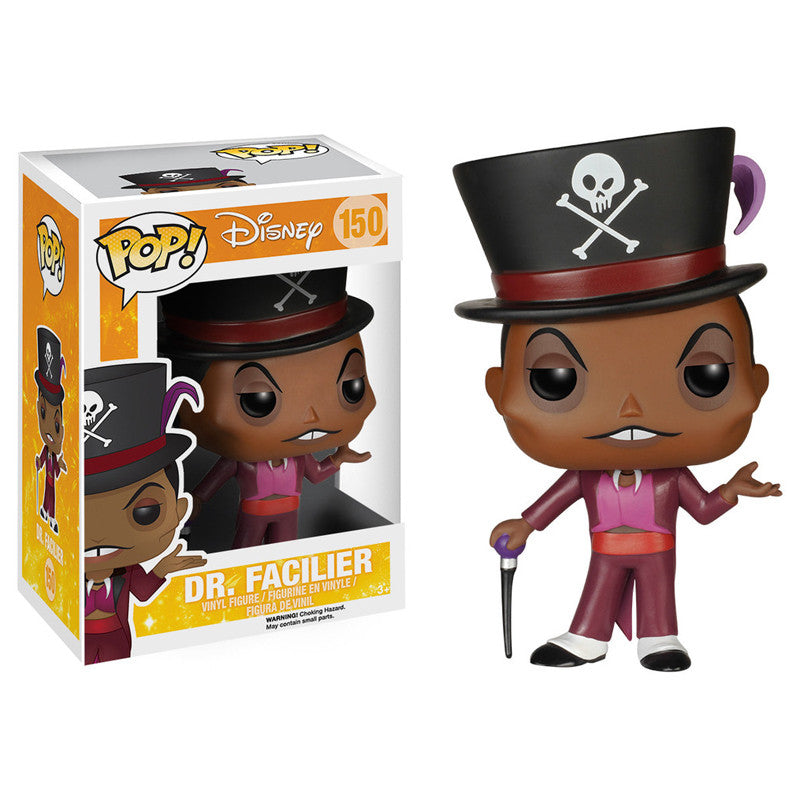 Disney Pop! Vinyl Figure Dr. Facilier from The Princess and The Frog - Collectible Toy #150 - Perfect for Disney Fans, Movie Collectors, and Home Decor