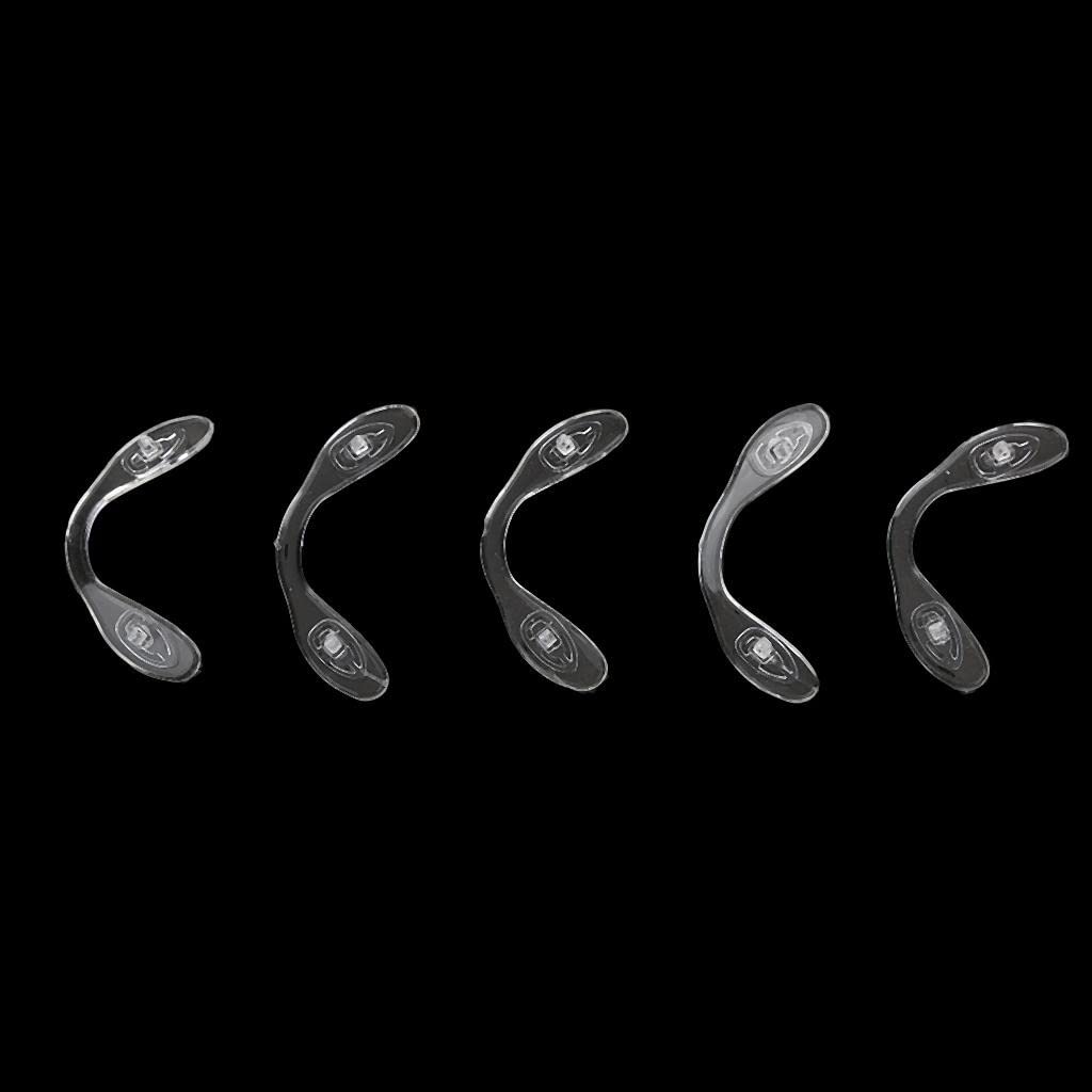 Jojomis Silicone Nose Pads for Glasses - Soft, Comfortable, Size M - Anti-Slip Eyewear Accessories for Reading, Driving & Daily Use
