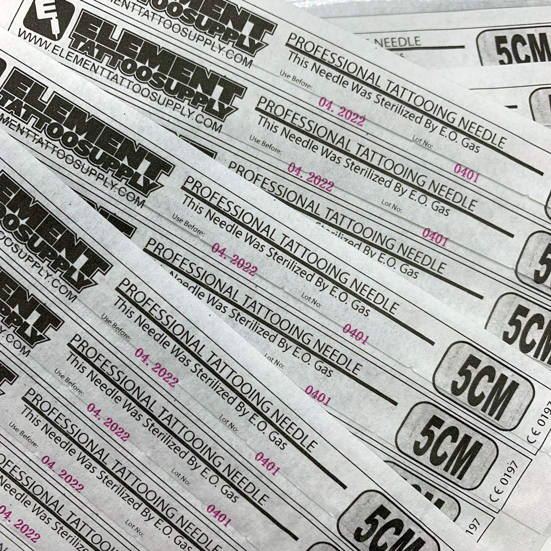 Professional Tattoo Needles - 50pcs Long Bar Curved Magnum 5CM for Smooth Tattooing - Perfect for Lining, Shading & Coloring - Ideal for Tattoo Artists & Beginners