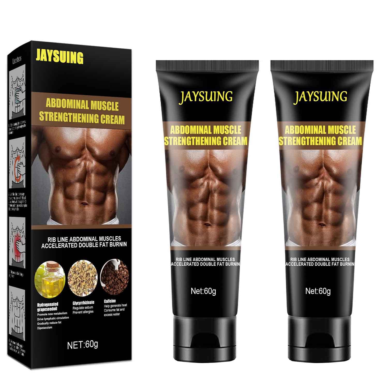 Sculptique Gynecomastia & Abs Sculpting Cream for Men - Natural Chest Fat Reduction & Muscle Definition (2 Pack) - Perfect for Gym, Bodybuilding & Post-Workout Recovery
