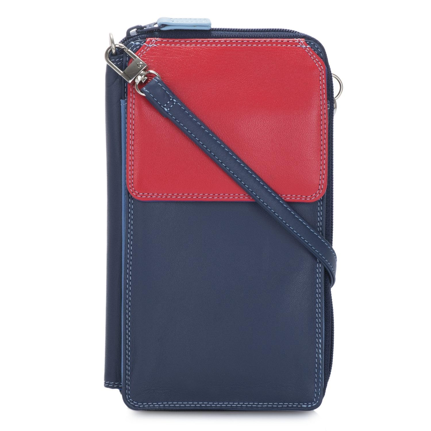 Mywalit Multi-Color Crossbody Purse with Adjustable Shoulder Strap - 16 Card Slots, Phone Pocket & Coin Compartment | Perfect for Travel, Shopping & Everyday Use