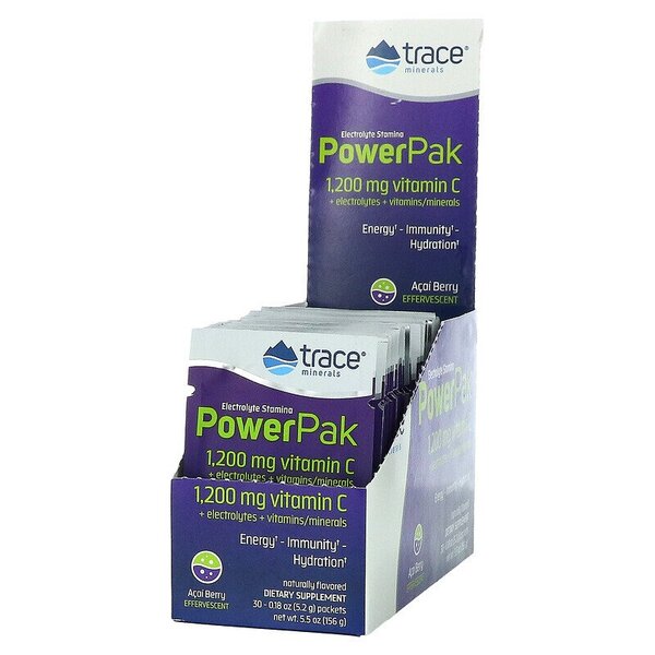 Electrolyte Stamina Power Pak - 30 Packets | Fast Hydration & Energy Boost for Athletes, Workouts & Outdoor Activities | Ideal for Running, Gym & Sports Recovery