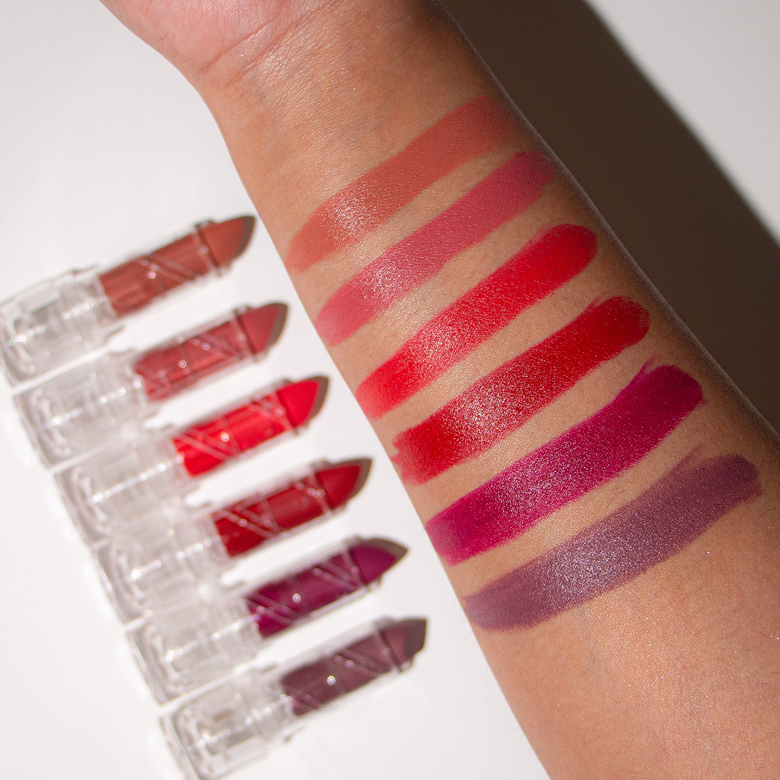 Makeup Revolution Baby Lipstick in Peachy Red - Hydrating & Long-Lasting Lip Color for Everyday Wear | Perfect for Date Night, Office & Casual Outings