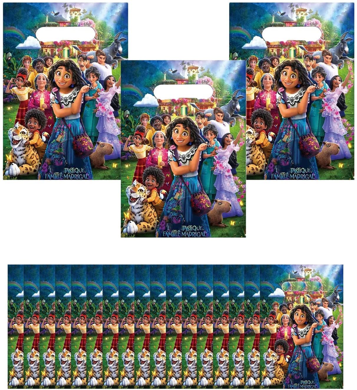 40 Pcs Encanto Themed Party Gift Bags - Magic Family Birthday Party Supplies for Kids, Favors, Pinata Fillers, Goodie Bags | Disney Movie Celebration Decorations