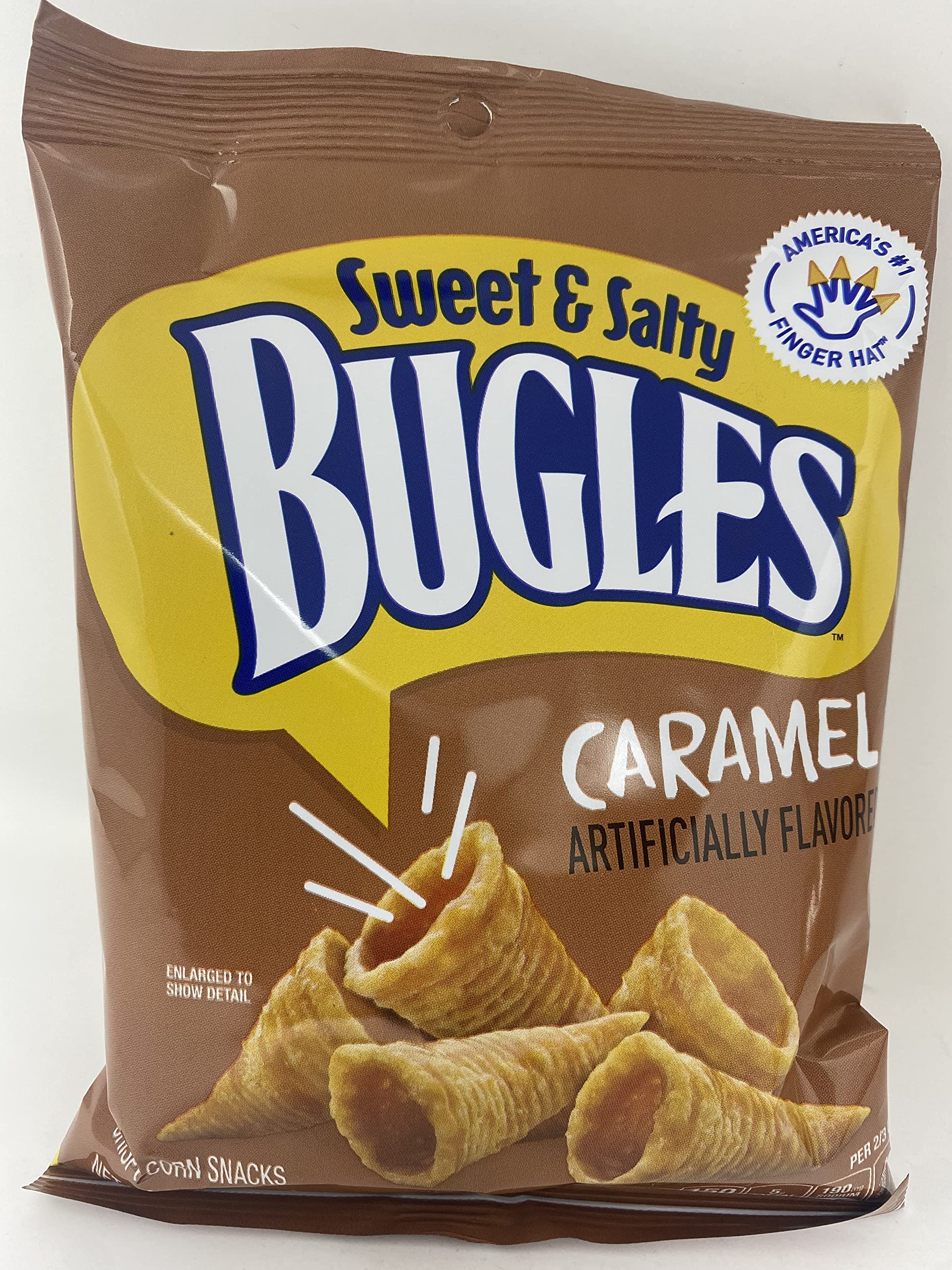 Crunchy Bugles Corn Chips Snacks with Kokobunch Kit - 2 Pack Caramel Flavor | Party Snacks, Movie Night Treats & On-the-Go Snacking