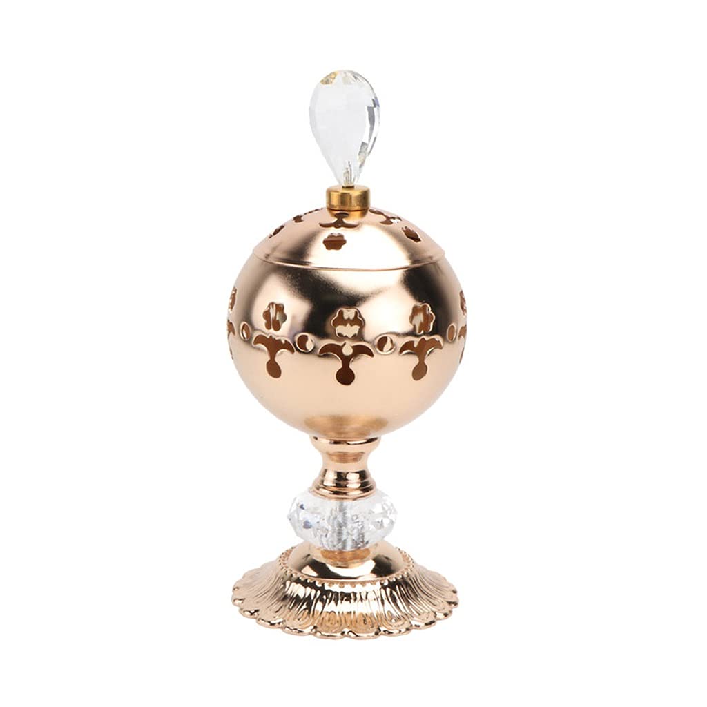 TWDYC Vintage European Metal Candlestick Holder - Antique Crystal Candle Holder for Tabletop Decor, Home Decoration (Color B) - Perfect for Romantic Dinners, Wedding Centerpieces & Gothic Home Decor