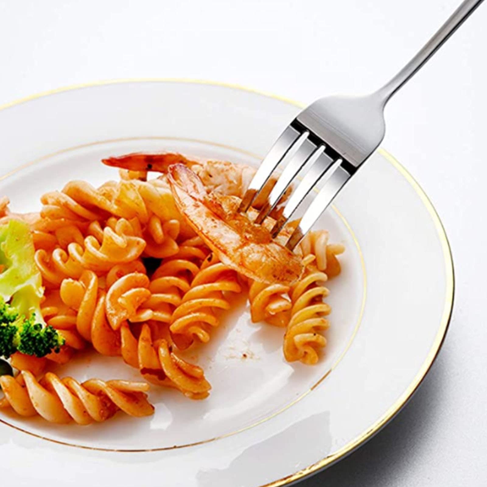 You Make Me Smile Engraved Stainless Steel Dinner Forks - 8 Inch Funny Inspirational Cutlery Set - Perfect Gift for Boyfriend, Girlfriend, Husband, Wife - Great for Weddings, Anniversaries & Valentine's Day - Ideal for Romantic Dinners, Special Occasions & Thoughtful Gift Giving
