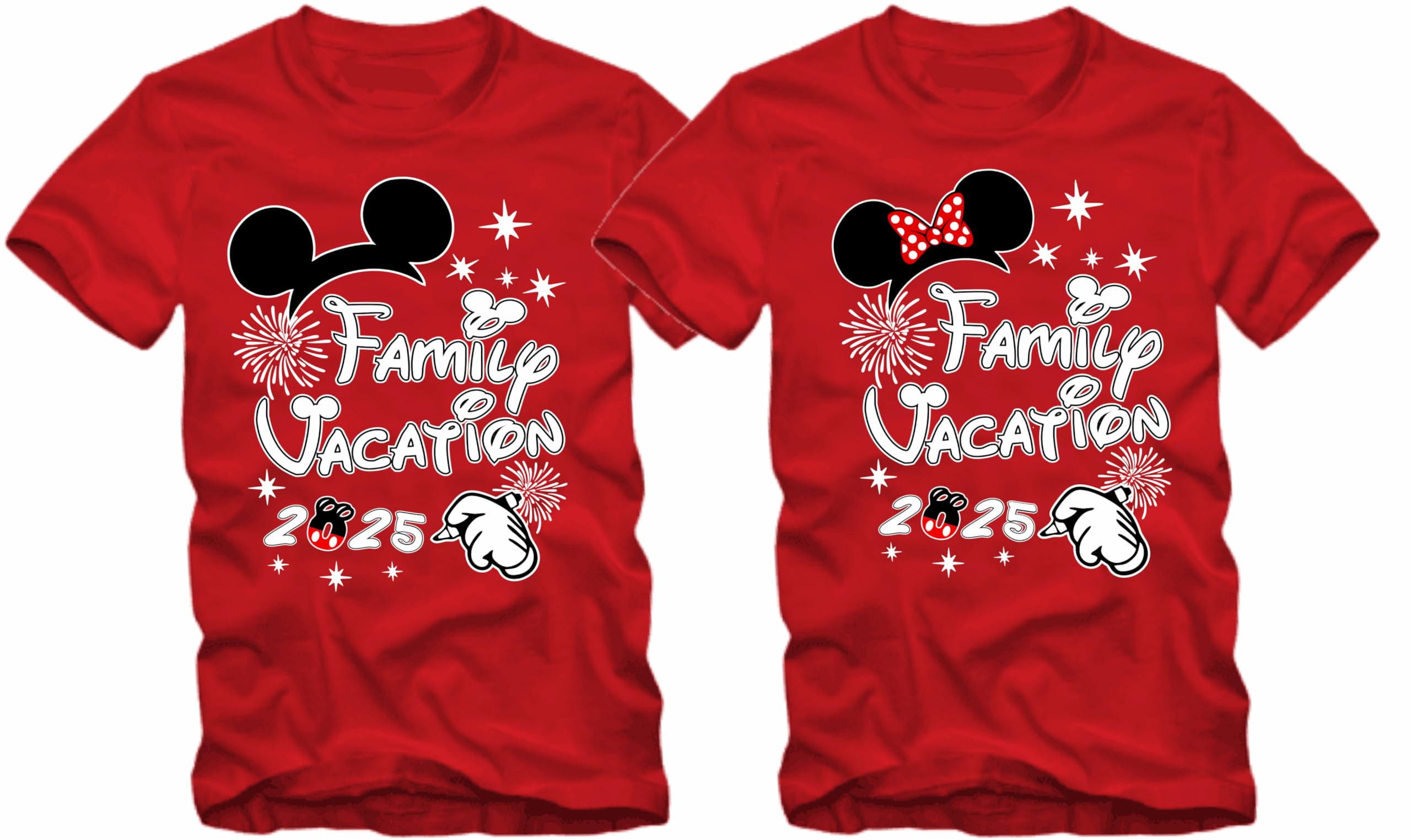2025 Vacation Shirt | Family Trip Matching T-Shirts | Custom Personalized Outfit for Disney & Travel | Perfect for First Family Trips & Theme Park Adventures