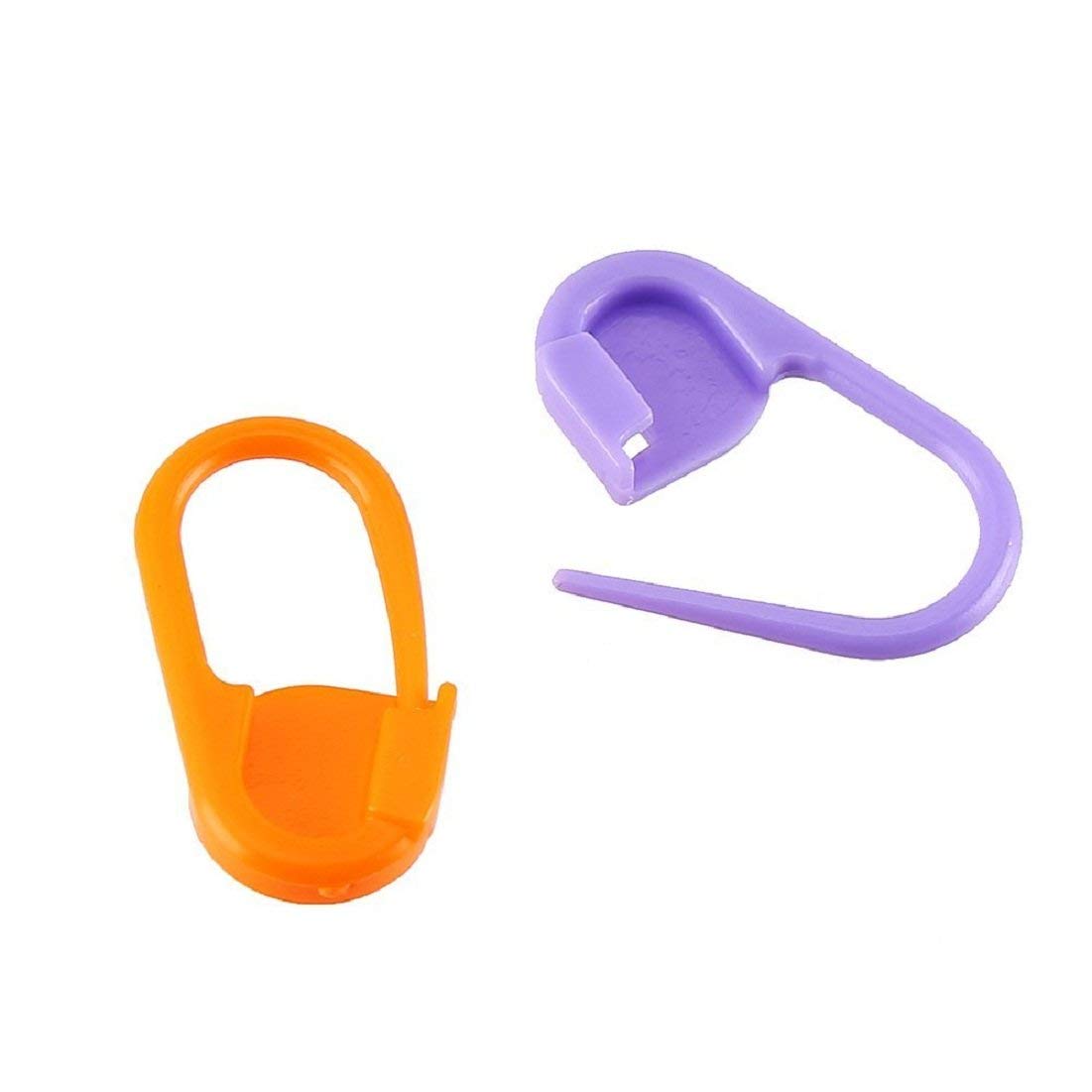 Premium Crochet Locking Stitch Markers for Knitting & Crocheting - 25pcs Non-Slip Stitch Holders with Secure Hook Design - Perfect for Yarn Projects, Sweaters, Scarves & DIY Crafts