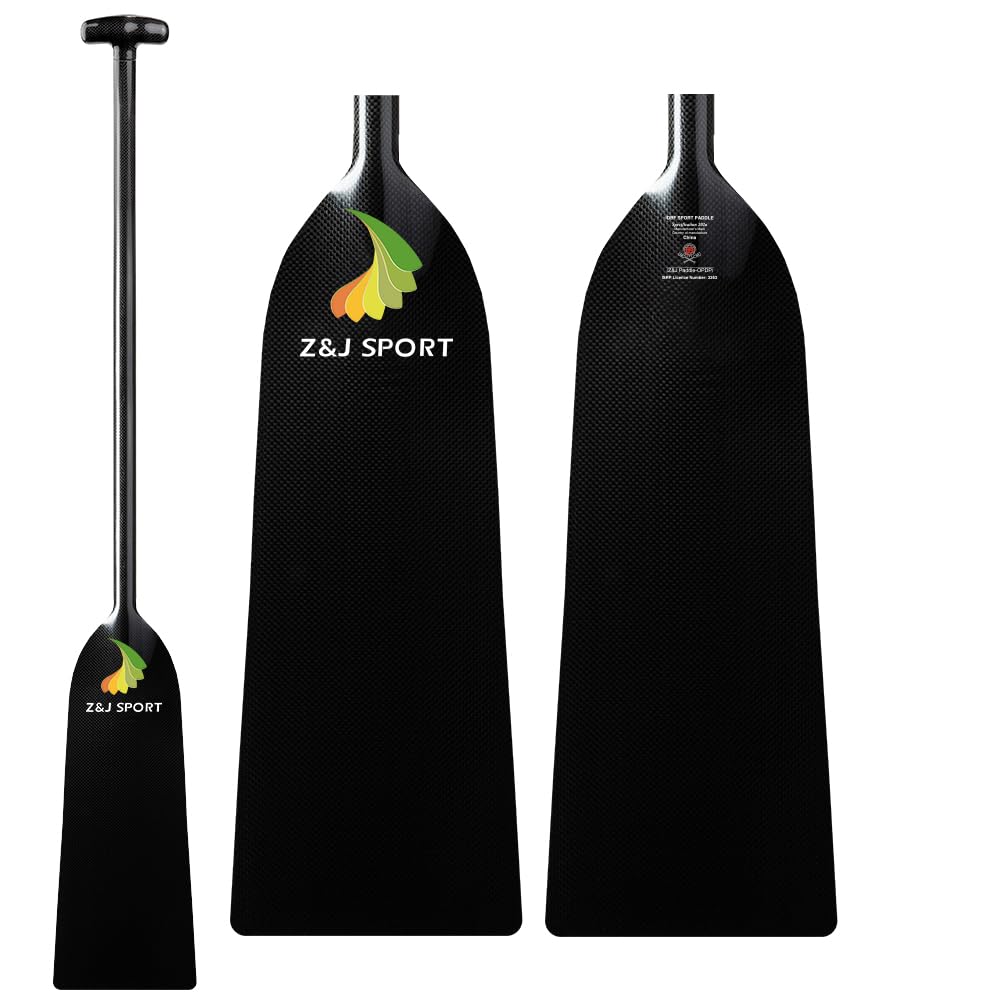 Premium Carbon Fiber Dragon Boat Paddle - IDBF Approved Competition Paddle with Ergonomic T-Handle for Professional & Recreational Paddlers | Ideal for Dragon Boat Racing, Team Training, and Water Sports Enthusiasts