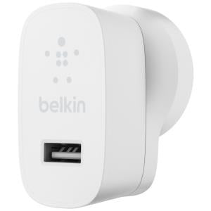 Belkin Single Port 12W USB-A Wall Charger (WCA002AUWH) - Fast Charging for Smartphones, Tablets & More | Perfect for Home, Office & Travel