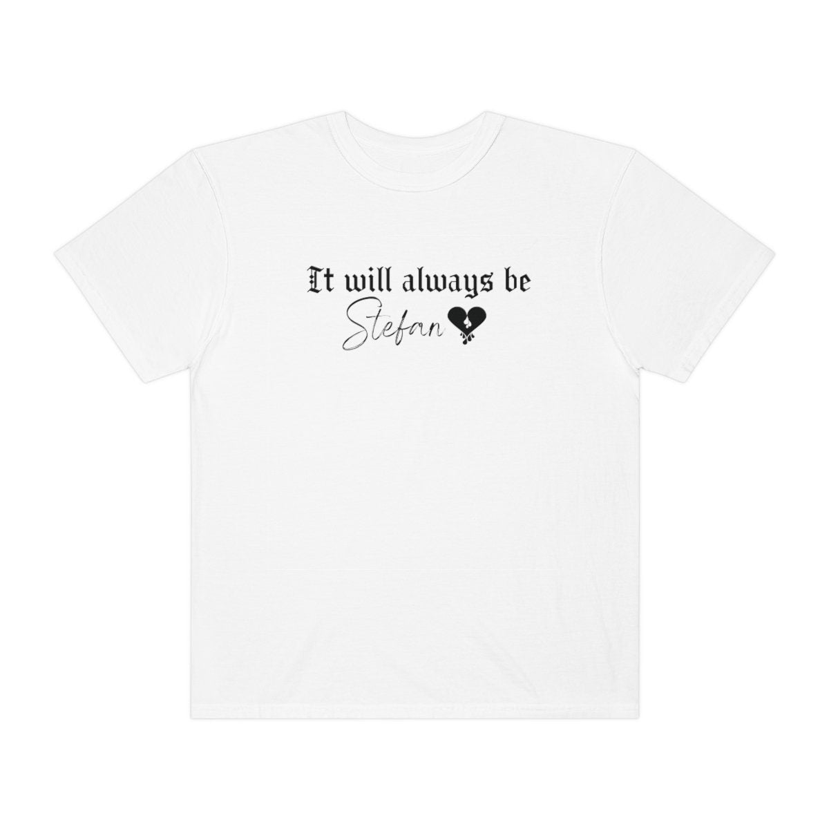 Stefan Salvatore T-Shirt | The Vampire Diaries TVD Merchandise | Vampire Fan Gift | Official TVD Collection | Perfect for Cosplay, Halloween, and Vampire Diaries Conventions