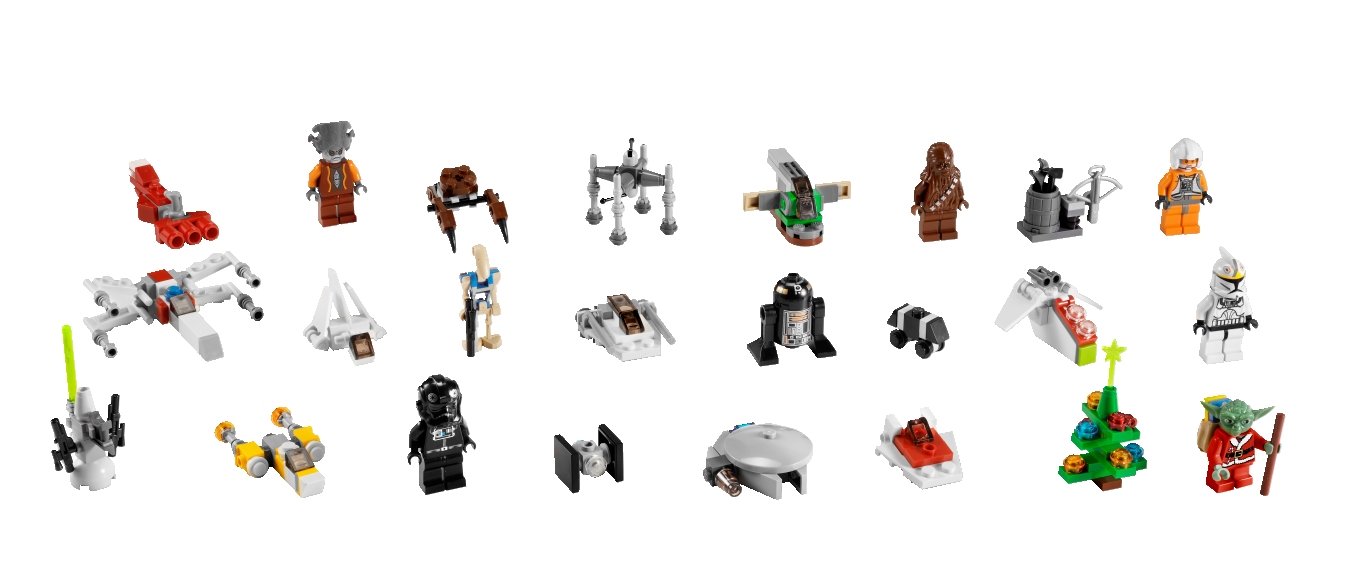 LEGO Star Wars Advent Calendar 7958 - Construction Building Toy Set with 24 Holiday Surprises - Perfect for Christmas Countdown & Star Wars Fans Gift
