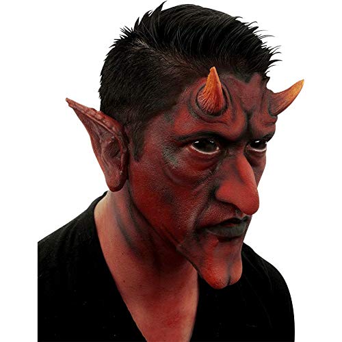 Red Devil Ears Latex Costume Accessory - Perfect for Halloween Cosplay, Costume Parties & Theatrical Performances