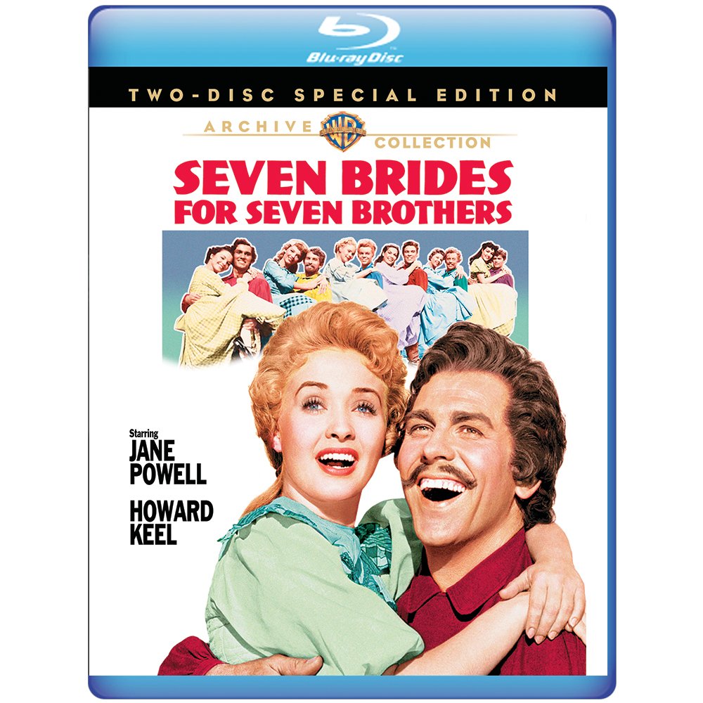 Seven Brides for Seven Brothers (1954) Blu-ray - Classic Musical Romance Film for Movie Nights & Family Entertainment