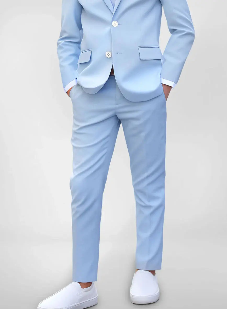 **Boys' 5-Piece Light Blue Suit Set | Premium Quality | Made in Canada | Perfect for Weddings, School Events & Special Occasions**