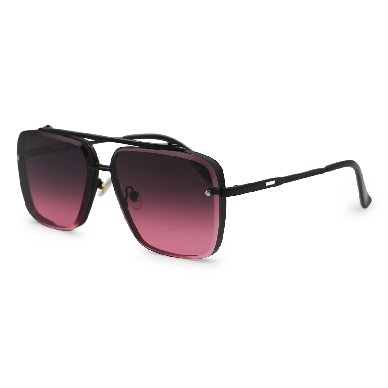 Bella Ruby Oversized Square Aviator Sunglasses for Women - Trendy Retro Style UV Protection - Perfect for Driving, Beach, and Outdoor Activities