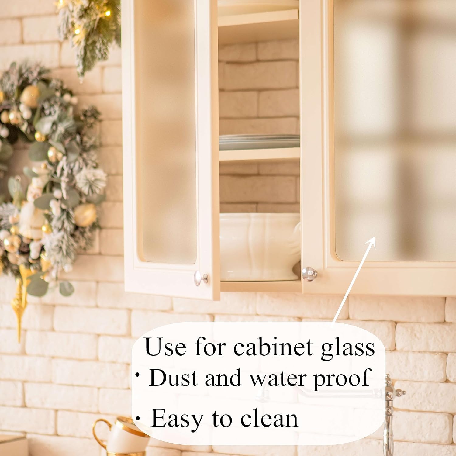 TIME TECHM Clear Matte Contact Paper - Self Adhesive Removable Shelf Liner (17.7