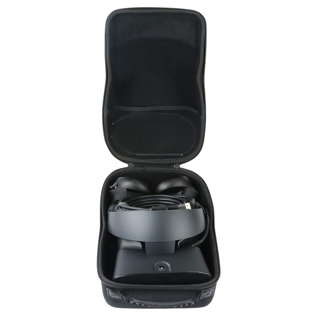 Khanka Hard Travel Case for Oculus Rift S - Durable Protective Storage for PC VR Gaming Headset - Perfect for Travel, Storage & Transport