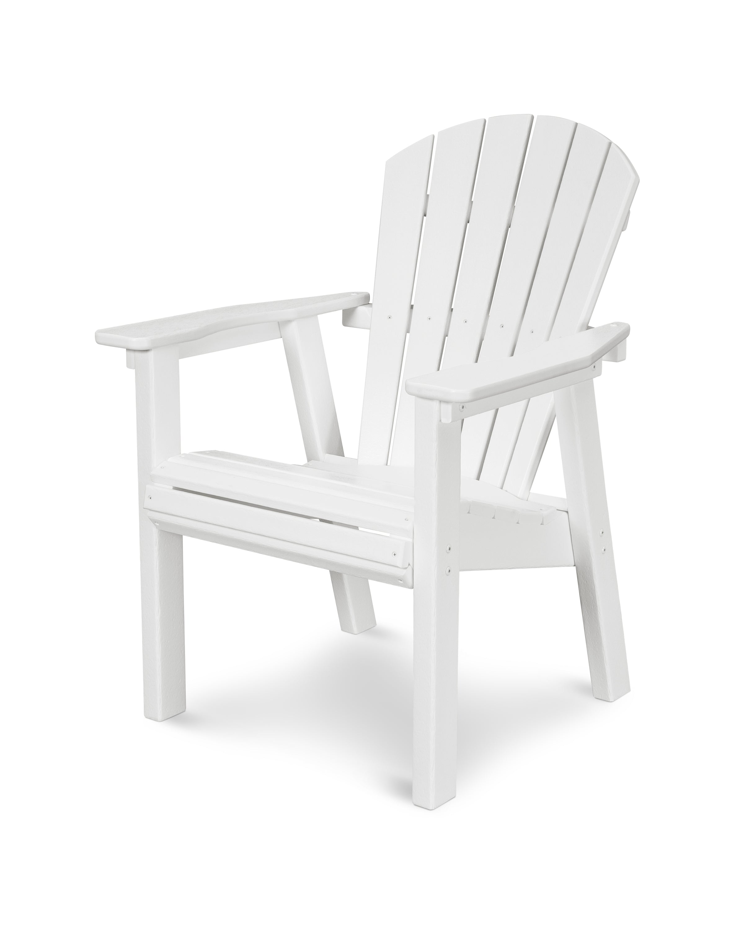 POLYWOOD Seashell Dining Chair - Durable Outdoor Furniture, All-Weather Resin Wicker, Comfortable Patio Seating for Backyard, Deck, Poolside & Garden Use