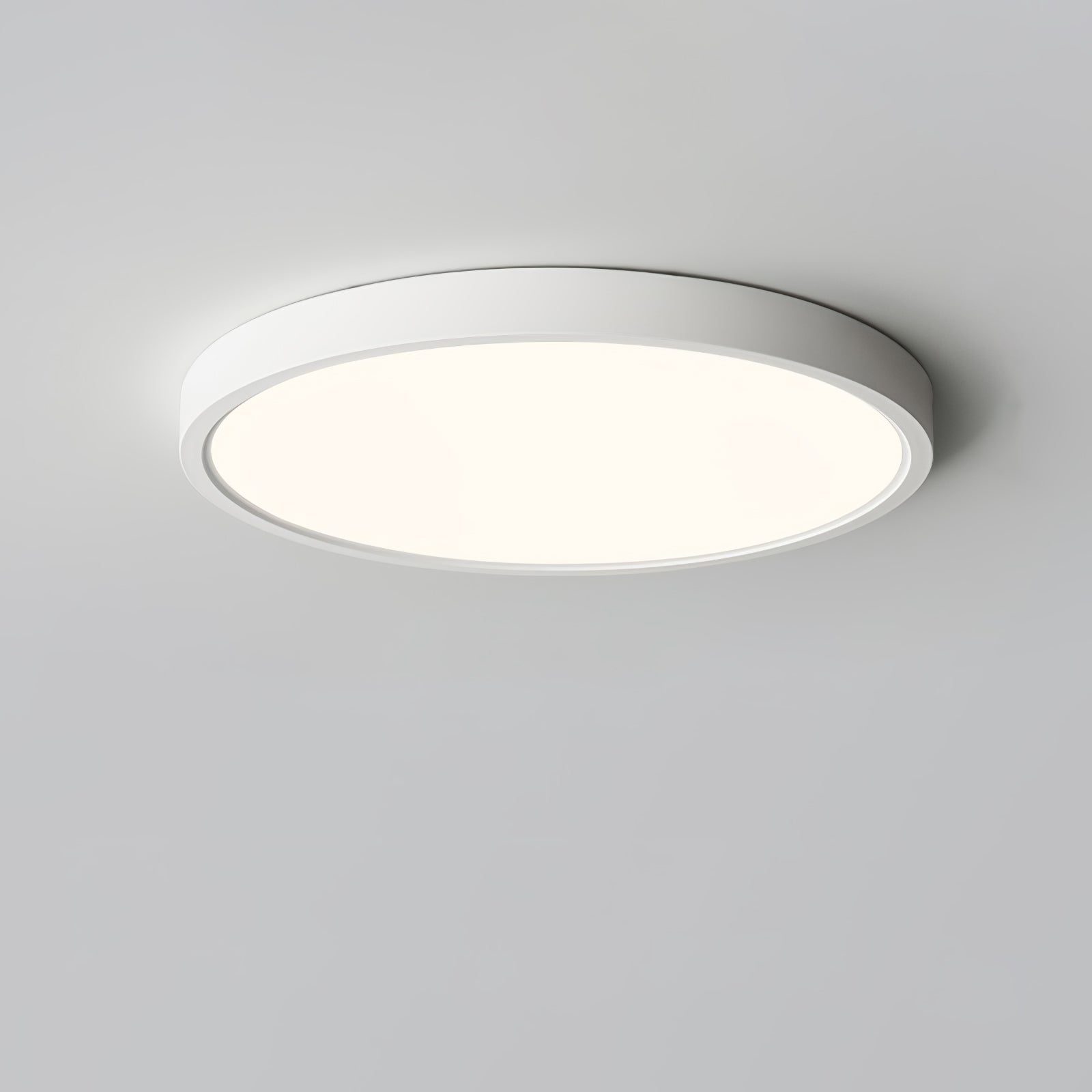 Ultra-Thin Round Acrylic Ceiling Light - Modern Minimalist Flush Mount Fixture for Bedroom, Living Room & Kitchen