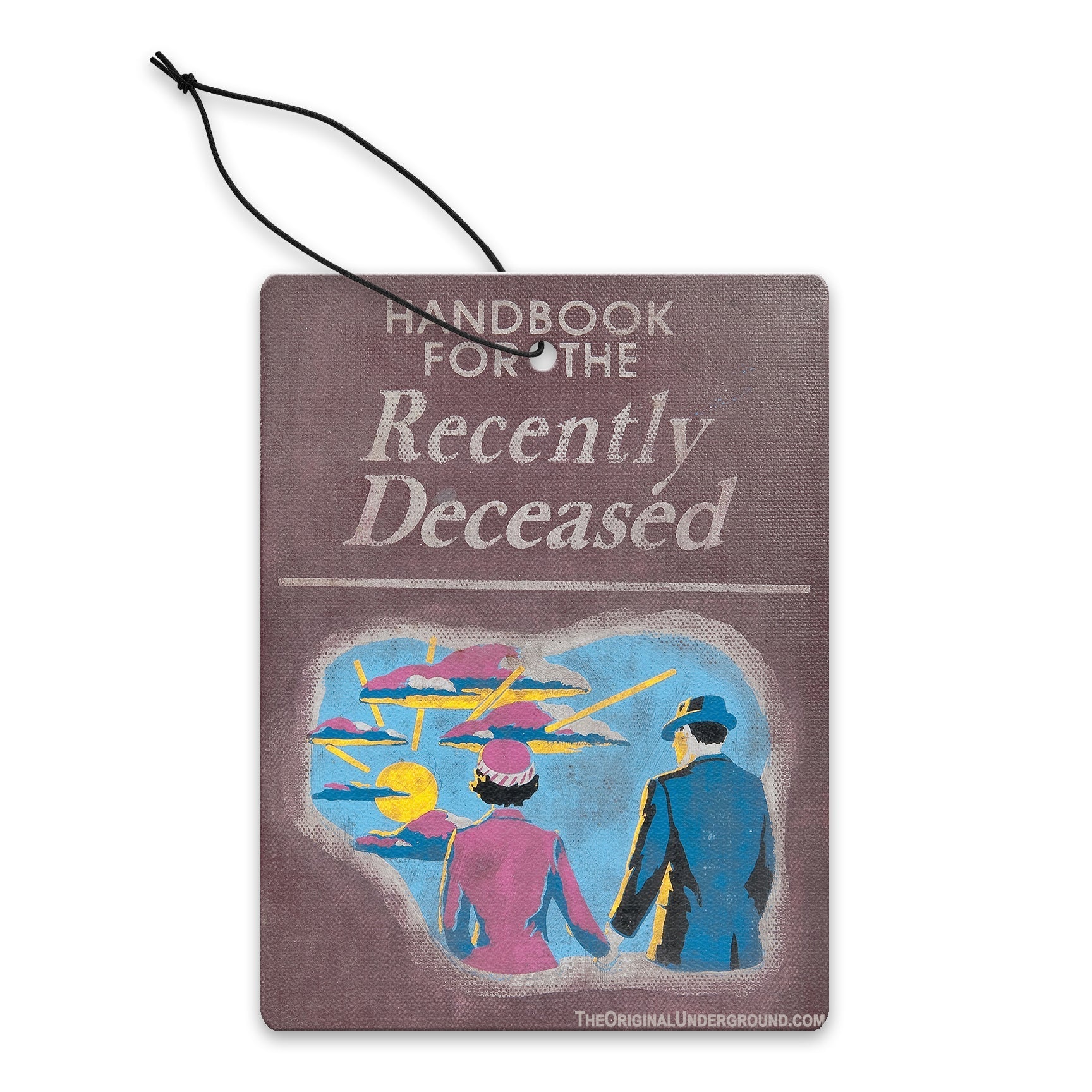 Recently Deceased Air Freshener - Funny Novelty Car & Home Decor for Halloween, Gag Gift for Ghost Lovers | Perfect for Office Pranks & Spooky Party Decorations