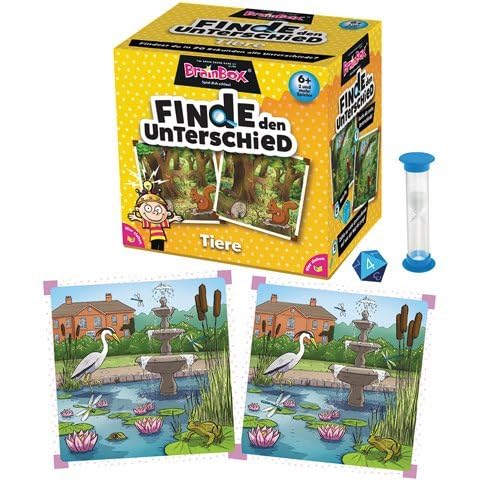 94917 Find The Difference Animals - Educational Search Game for Kids 6+ | Multi-Coloured Learning Activity for Home & Classroom
