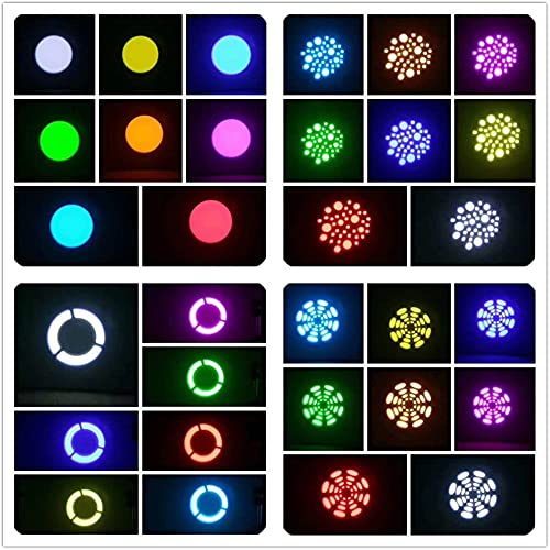 90W DMX-512 Moving Head Spotlight - 9/11 Channel Sound Activated Stage Light for DJ, Wedding, Party, KTV, Bar & Disco | Professional Lighting for Stage Shows, Concerts & Nightclubs