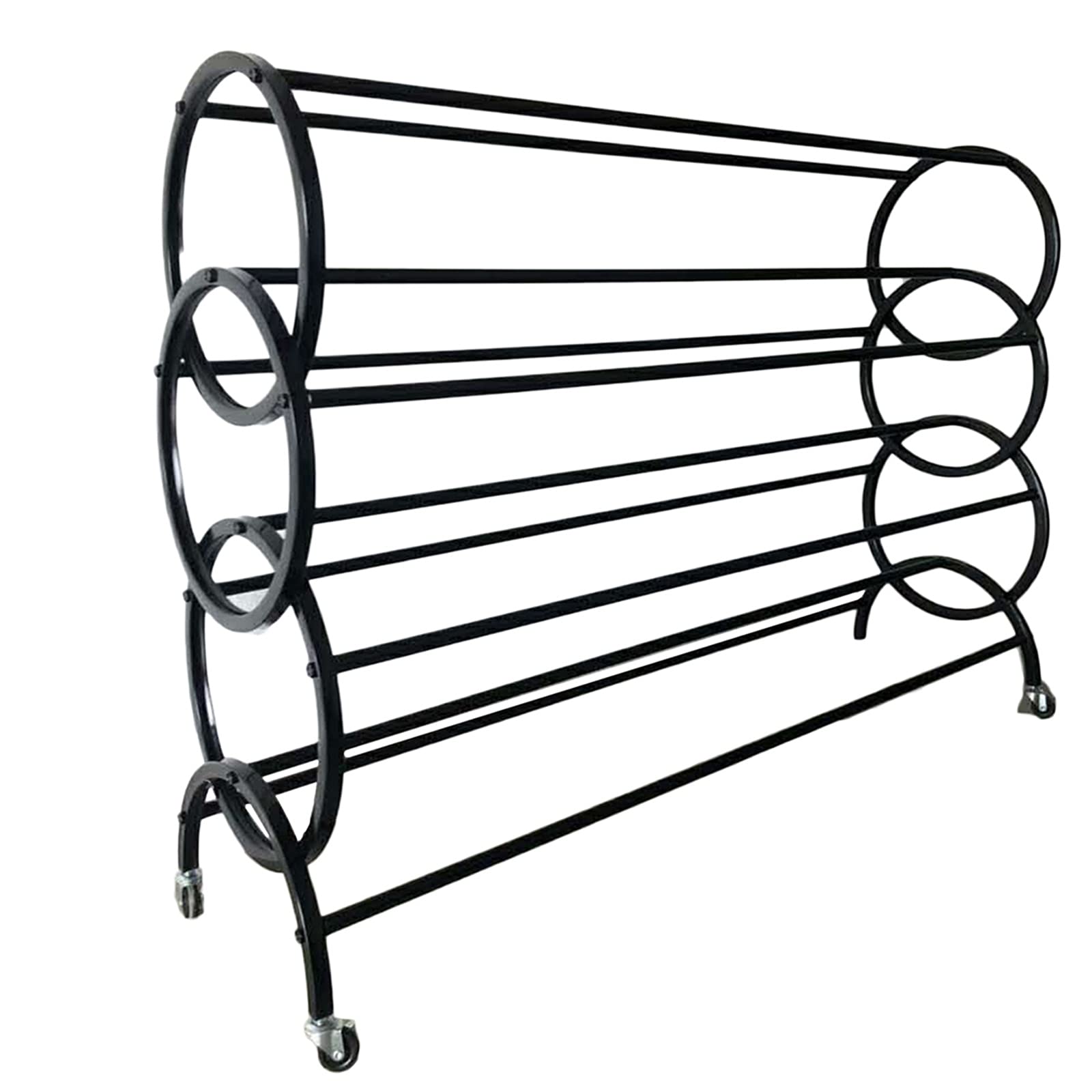 4-Tier Sports Ball Organizer Stand - Heavy Duty Basketball Soccer Ball Storage Rack for Garage, Nursery, School | Perfect for Sports Equipment Organization & Kids' Playroom Storage