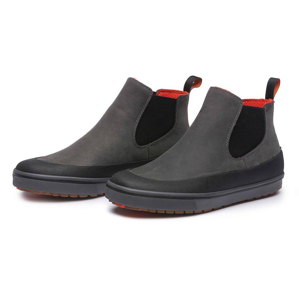 Grundens Men's Freeboard Leather Chukka Ankle Boots - Waterproof Work Boots for Fishing, Boating & Outdoor Activities (Closeout Sale)