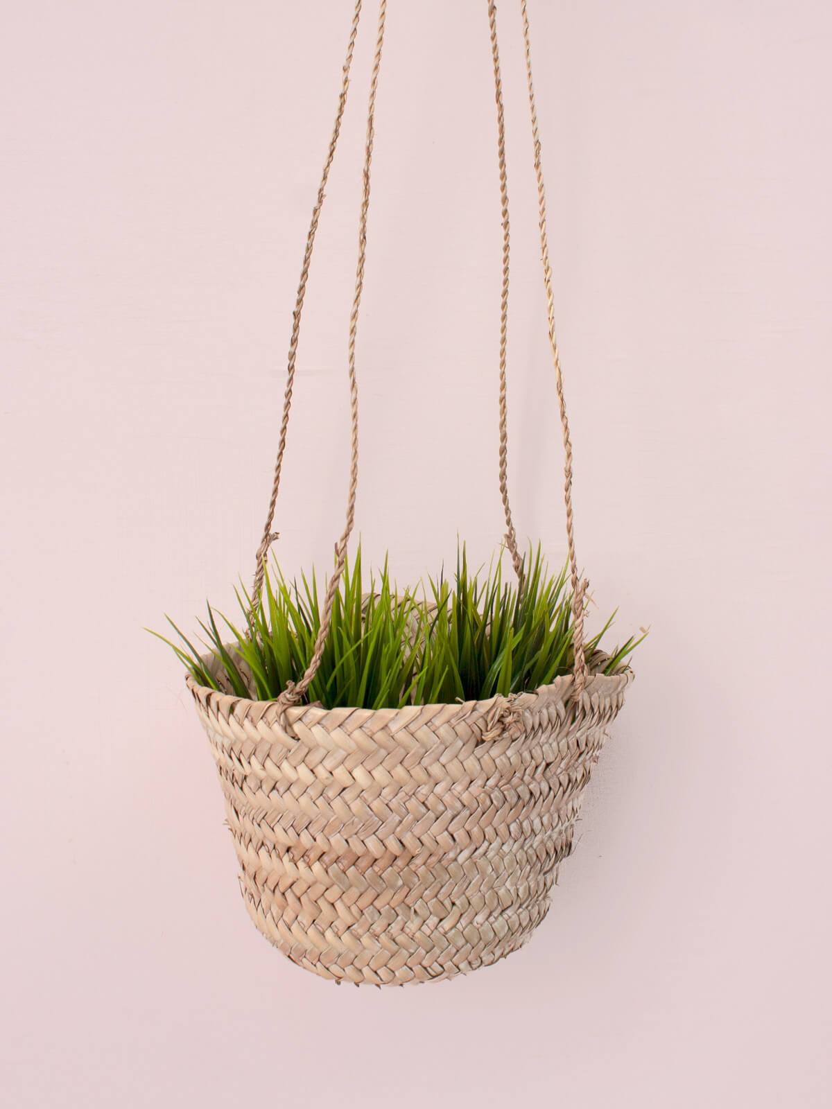Hanging Baskets for Plants - Decorative Indoor/Outdoor Flower Pots with Hooks - Perfect for Balcony, Patio, and Home Garden Decor
