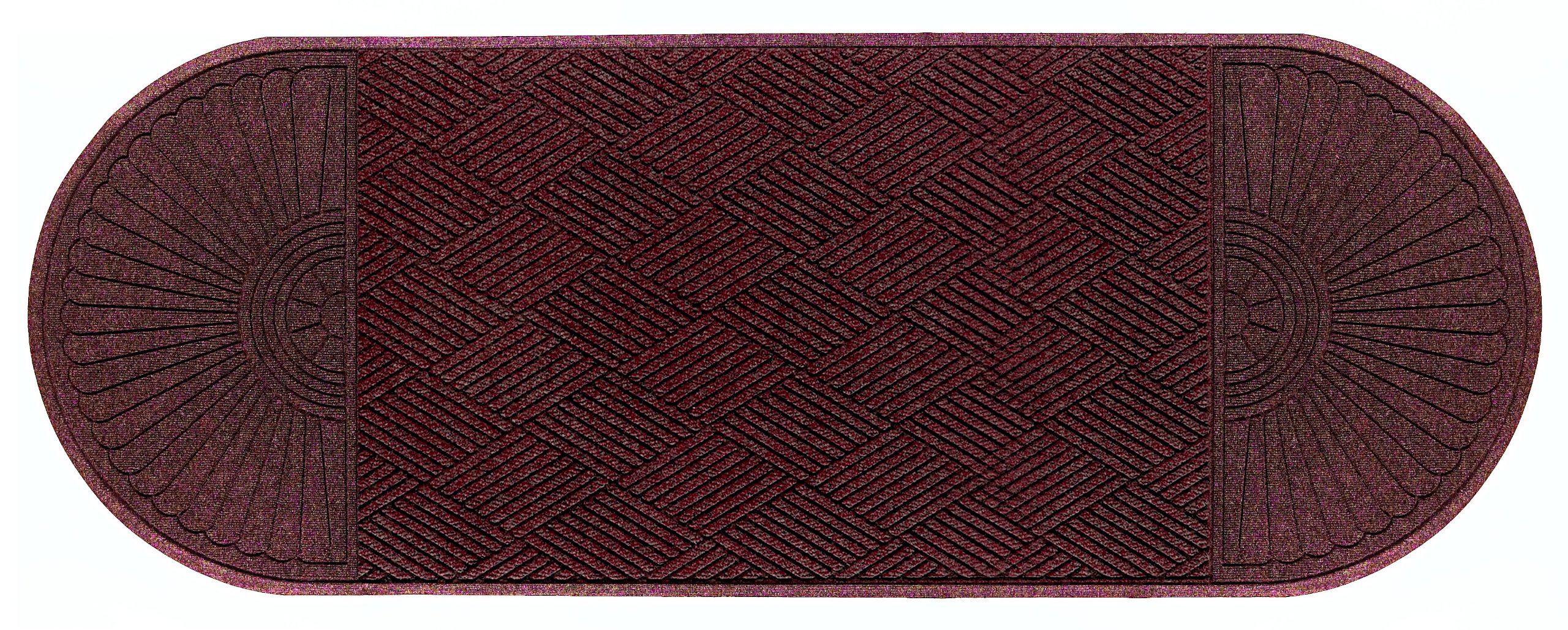 Premium M+A Matting 2249 Waterhog Eco Grand Premier PET Polyester Fiber Doormat - Indoor/Outdoor Entryway Rug with SBR Rubber Backing - 11.7' x 3' Size, 3/8