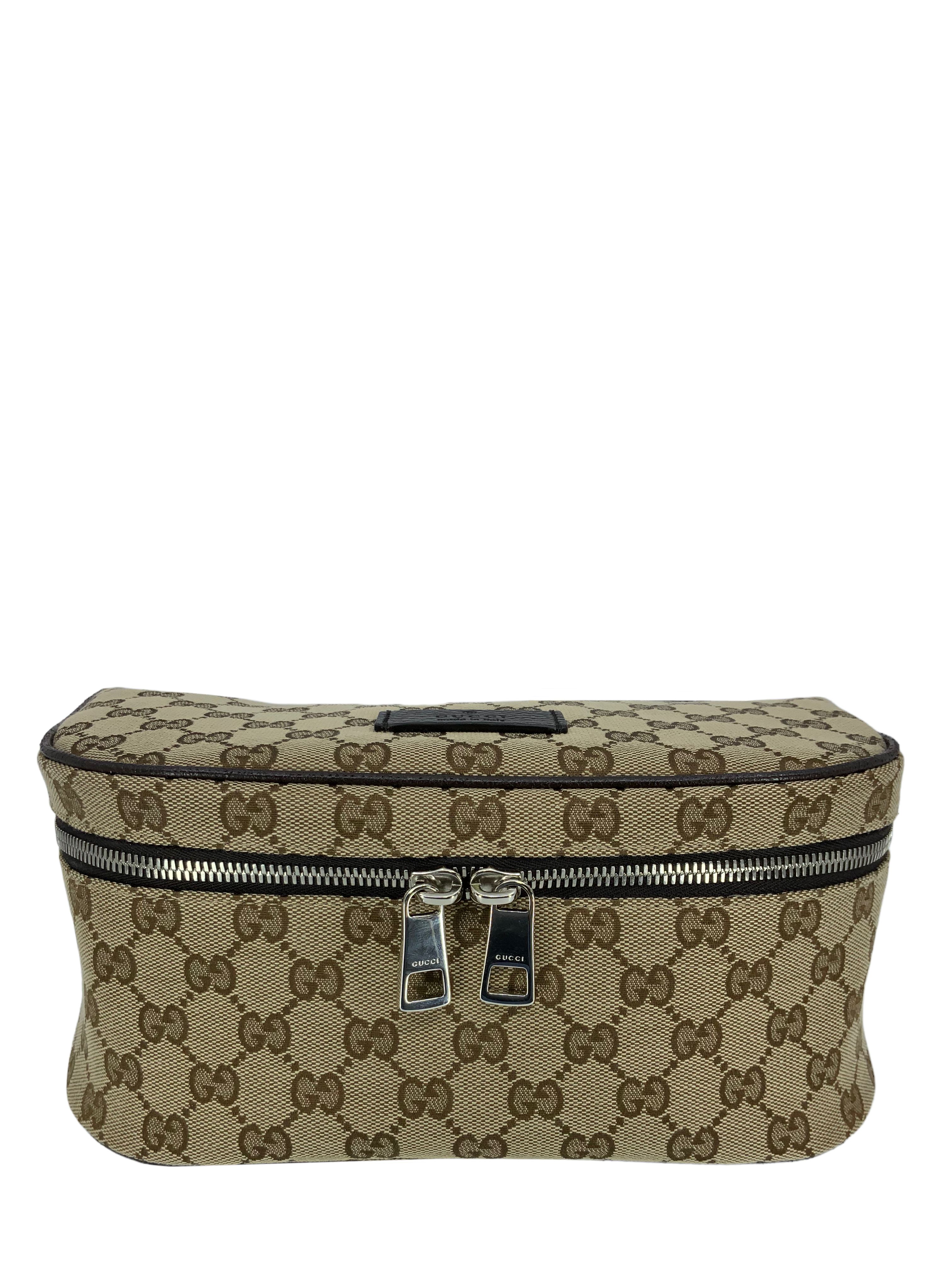 Gucci GG Monogram Canvas Waist Pouch - Luxury Crossbody Bag for Women & Men | Perfect for Travel, Concerts & Everyday Use