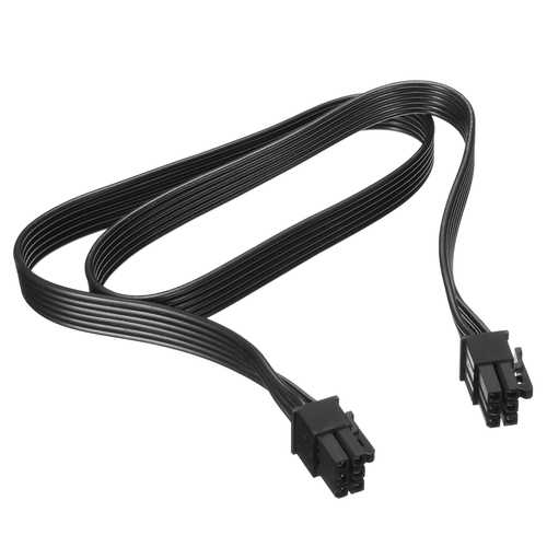 18AWG 6-Pin Male to 6-Pin Male PCI-E Power Adapter Cable 60cm for GPU Graphics Card - Perfect for PC Gaming Rigs and Mining Setups