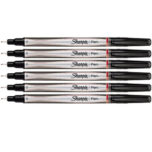 Sharpie Fine Point Permanent Marker Pen - Red (1742665) - Ideal for Office, School, Art Projects & Labeling