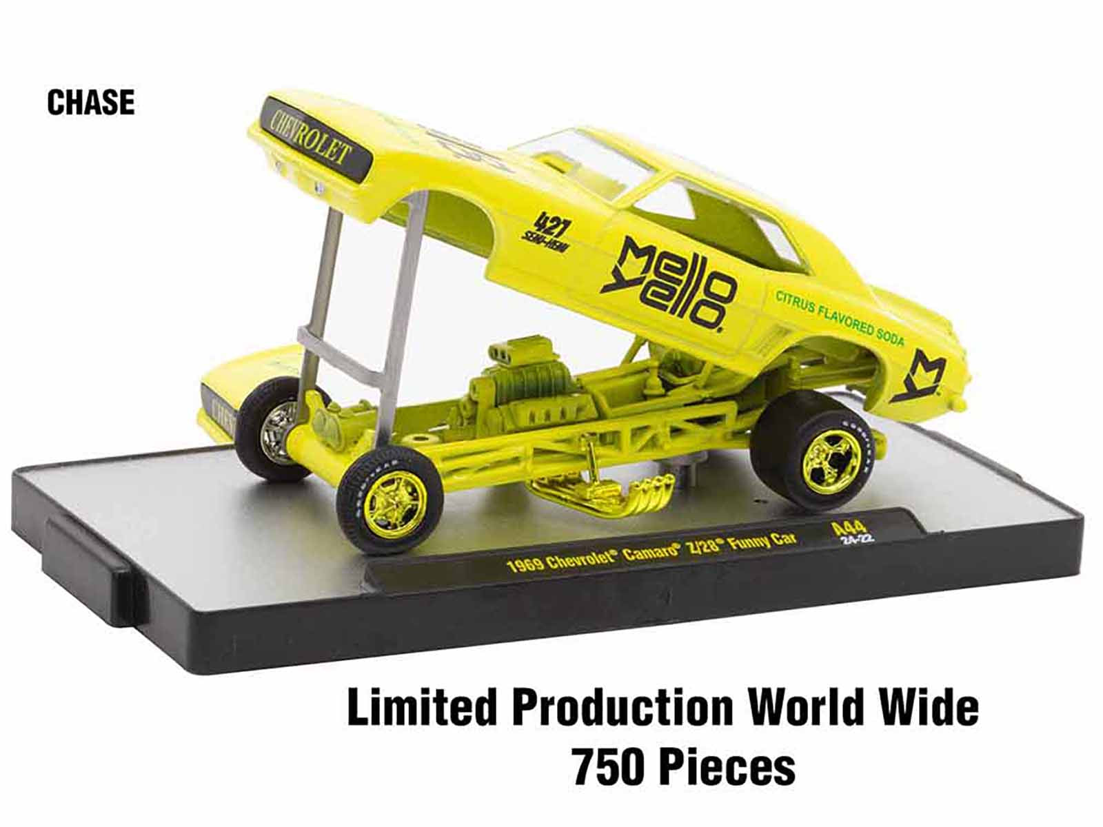 M2 Machines 1/64 Scale Diecast Model Cars - Limited Edition Release 44 (Only 8250 Made Worldwide) - 3-Piece Soda-Themed Collectible Set - Perfect for Display, Gifts & Car Enthusiast Collections