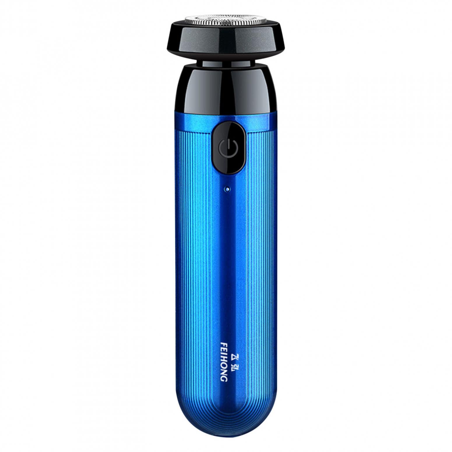 Mini Portable Electric Shaver for Men - USB Rechargeable Wet & Dry Shaver, Compact Travel & Pocket Razor for Body Hair, Legs, Armpit & Chest - Perfect for Travel, Gym & Quick Touch-Ups (Blue)