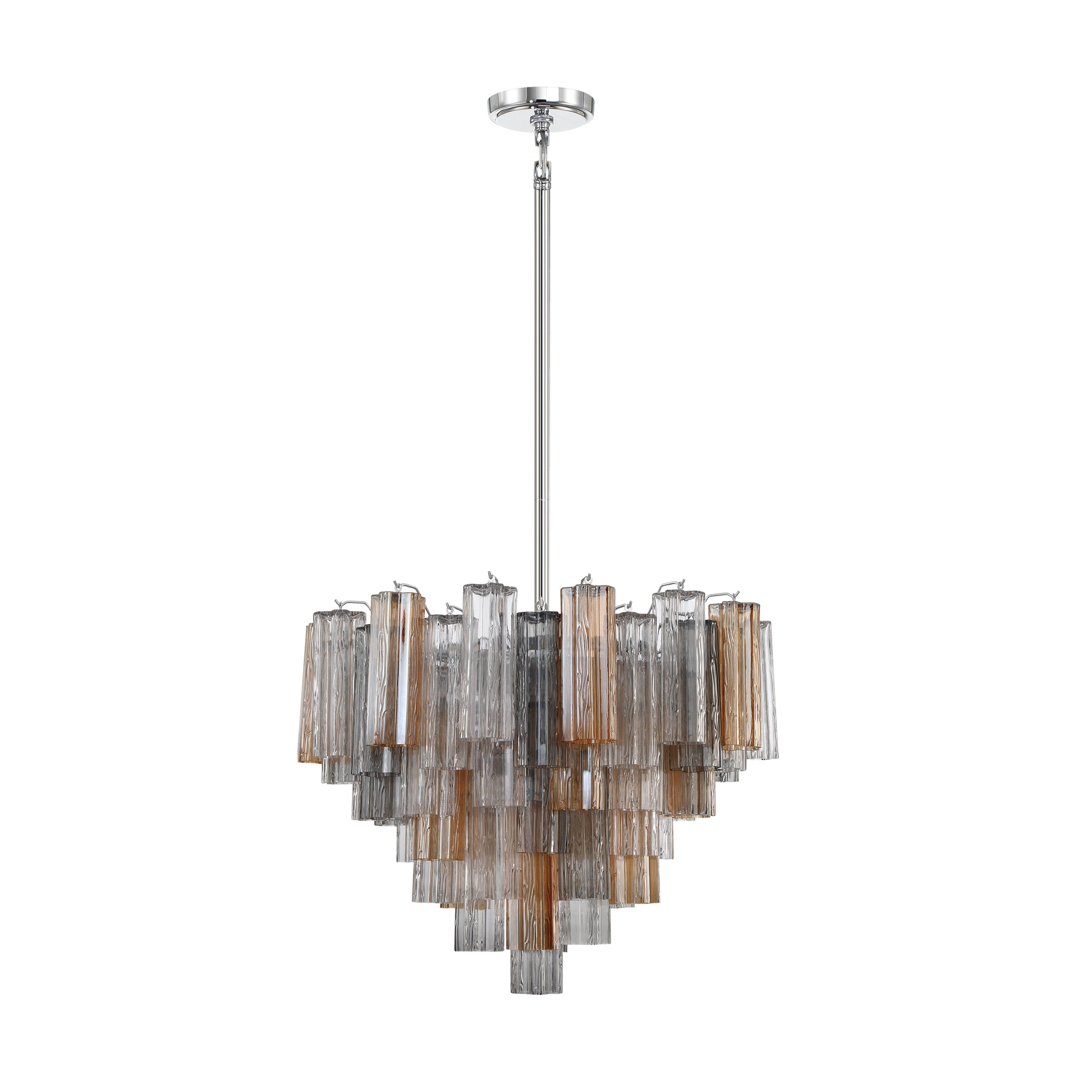Elegant Tronchi Crystal Chandelier - Modern Luxury Ceiling Light Fixture for Dining Room, Living Room & Bedroom Decor